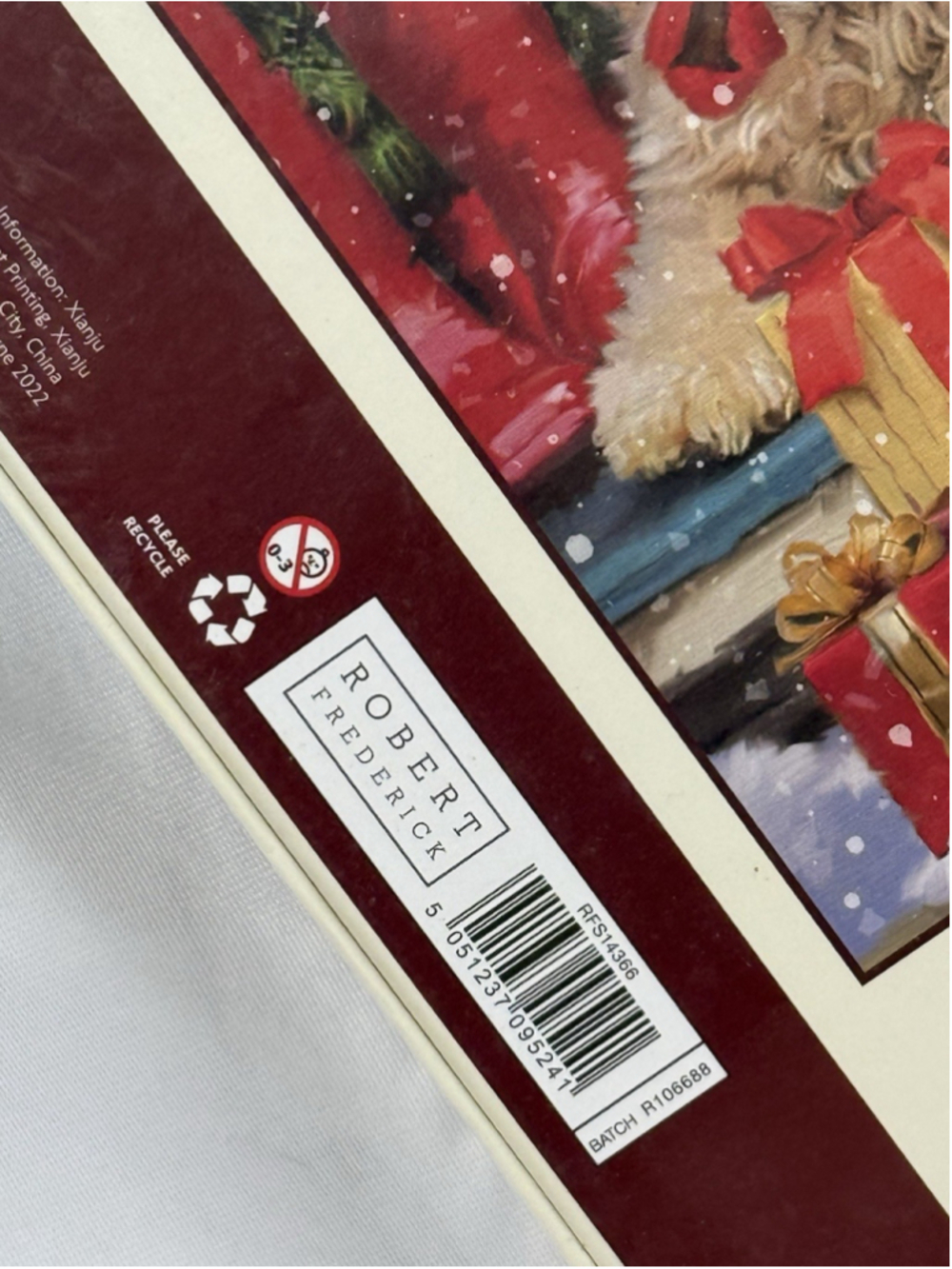 Robert Frederick 1000 Pc Christmas Dog Puzzle 75x55cm Goldendoodle Lab Sealed - Picture 5 of 5